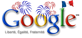 Vive la France! Google celebrated Bastille Day - July 14, 2000