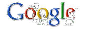 Happy Holidays Doddle from Google
